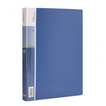 得力(deli)A4/40页资料册 文件收纳册 活页插袋文件夹办公用品5004