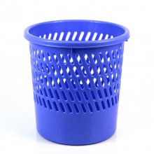 得力 (deli)9553 优质耐用圆纸篓/清洁桶/垃圾桶 蓝色