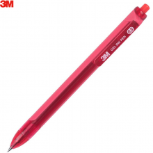 3M 0.5mm炫彩按动中性笔 696 xj RE 玫瑰红