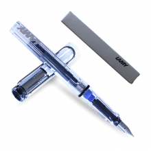 凌美(LAMY)Vista自信系列钢笔签字笔水笔时尚男女商务办公笔透明标准F尖练字钢笔