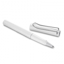 凌美(LAMY)圆珠笔中性笔Safari狩猎者系列白色原子笔宝珠笔蓝色笔芯商务办公