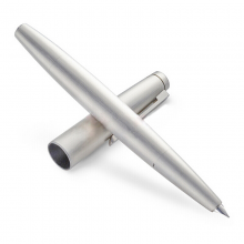 凌美(LAMY)钢笔签字笔墨水笔2000杜康系列不锈钢拉丝银笔杆14K镀金EF尖商务办公礼盒装