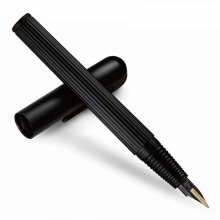 凌美(LAMY)钢笔水笔墨水笔IMPORIUM帝国系列黑杆黑夹14K镀金EF尖签字笔礼盒套装