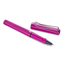 凌美(LAMY)圆珠笔中性笔Safari狩猎者系列粉色原子笔宝珠笔蓝色笔芯商务办公