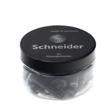 施耐德（Schneider）钢笔墨囊墨水胆欧标钢笔适用 黑色30支瓶装6701