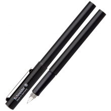 施耐德（Schneider）钢笔男女学生用成人练字笔办公签字笔墨水笔特细EF尖BK406黑色