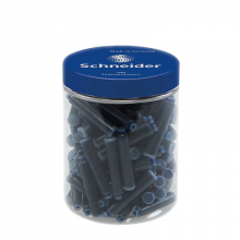 施耐德（Schneider）钢笔墨囊墨水胆欧标钢笔适用蓝色100支装6803