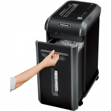 范罗士（Fellowes)碎纸机99ci办公型A4大容量防卡纸节能变频安全信息粉碎机可碎光盘信用卡 黑色 段状