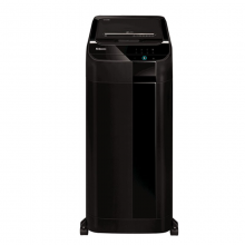 范罗士（Fellowes)550C大型商用全自动办公碎纸机可碎纸张订书针信用卡光盘双入纸口可以设置密码 黑色 段状