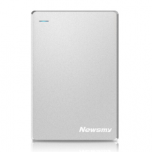纽曼（Newsmy）320GB USB3.0 移动硬盘 清风金属版 2.5英寸 冰雪银