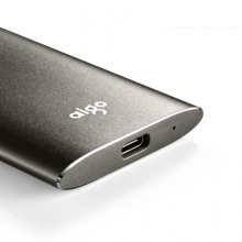 爱国者（aigo）240GB USB3.0 移动硬盘 固态(PSSD) S01 金属抗震防摔 名片大小