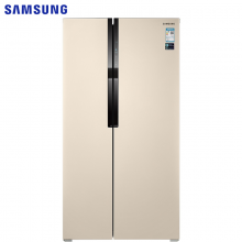 三星（SAMSUNG）565升大容量风冷无霜双循环双开门电冰箱 对开门 智能变频 金属面板RS55KBHI0SK/SC（金）