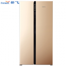 新飞（Frestec）450升变频二级风冷无霜对开门电冰箱 电脑控温 纤薄机身(流光金) BCD-450WK9AT