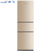 新飞（Frestec）209升三门小冰箱 家用小型 电冰箱 软冷冻室 节能保鲜 省电（香槟金）BCD-209DMK