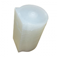 晨好(CH)光盘盒 DVD半圆CD收纳盒子单片透明扇形 50个/包