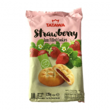 塔塔瓦/TATAWA 草莓果酱软馅曲奇饼干 120g/包
