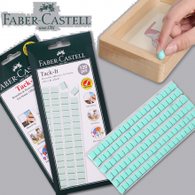 辉柏嘉粘土免钉蓝胶白胶泥宝贴胶无痕胶照片墙胶免打孔相框双面胶辉博嘉黏土模型工具胶 75克 （120块）