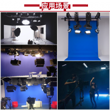 神牛（Godox）LED1000直播补光灯摄影灯套装影视灯常亮灯聚光灯摄像视频微电影拍摄打光灯录像灯 单灯套装+2.8米灯架+970电池 变色版