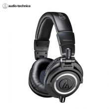 铁三角（Audio-technica）ATH-M50X BK 头戴式专业全封闭监听音乐HIFI耳机 黑色