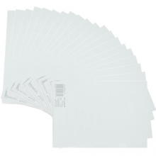 齐心(Comix) 20个装 A4透明二页文件套 L型文件夹 单片夹 EA31