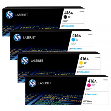 惠普hp硒鼓416A粉盒m454dw m454nw m479dw m479fdw fnw打印机墨盒X 416A四色硒鼓w2040a-3a套装