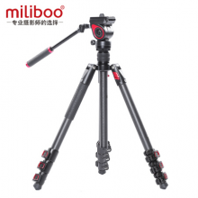 miliboo米泊MUFB-BK碳纤维液压阻尼轻型专业摄影摄像三脚架