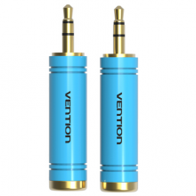 威迅（VENTION）3.5转6.5音频转接头 麦克风转换头 耳机话筒音箱转接线 3.5mm公转6.5mm母插头 冰蓝VAB-S04-L