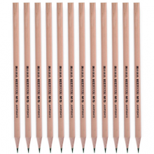 晨光(M&G)文具2B六角木杆铅笔 学生考试原木铅笔 美术素描绘图木质铅笔 50支/盒AWP30413