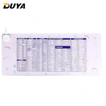 独牙（DUYA）发热鼠标垫【3C认证 宠物可用】加热暖桌垫 暖手宝鼠标垫 电暖宝暖手发热桌垫 紫色快捷键