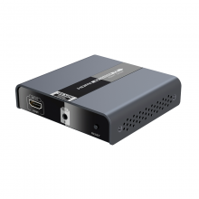 朗强LCN6393 超高清2.0HDMI网线延长器4K60Hz hdmi转RJ45单网络传输120米 4K高清网络 发送器+接收器