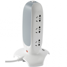 公牛（BULL）公牛立式USB插座/插排/插线板/接线板/排插 6位全长1.8米过载保护带2USB口 GN-V106U