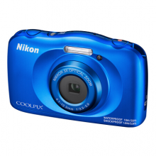 尼康（Nikon）COOLPIX W150 轻便型 数码相机 防水防震  w150 蓝色（约1,317万有效像素 全高清视频拍摄）