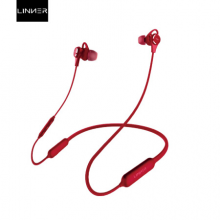 Linner（聆耳）乐心 NC50主动降噪耳机 无线蓝牙耳机 入耳颈挂式 通用苹果华为小米手机 魔法红