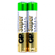 超霸（GP）9号碱性电池25A2粒装 适用于电子玩具/手写笔/蓝牙耳机/医疗仪器/电动工具等 AAAA