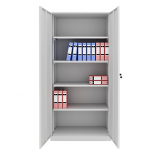 铁皮柜子财务凭证柜储物柜办公柜子 加厚档案柜资料柜办公室柜带锁柜铁柜落地柜 1850宽900深390   0.7厚