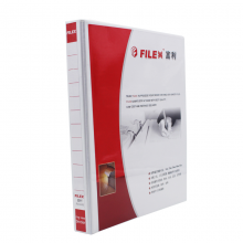 亚众 富利2孔3孔4孔加插封面文件夹A4 白夹 文件夹 办公文件夹 背宽2.5厘米 2孔