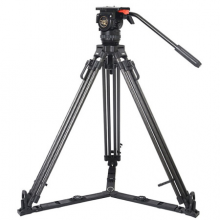 图瑞斯 TS-N6T-Q摄像机铝合金碳纤维三脚架 液压阻尼云台脚架套装
