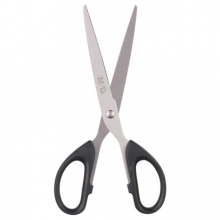 晨光(M&G)文具黑色180mm经典办公剪刀 学生手工剪纸刀 普惠型家用剪子 单把装ASSN2249