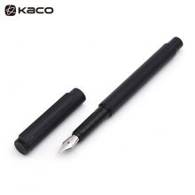 KACO TUBE智途金属笔杆钢笔F尖 男士商务办公钢笔签笔钢笔套装 黑色 黑色