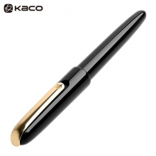 KACO 大师14K金尖钢笔 金笔签字笔办公节日高档商务墨水笔 14K金 黑色F尖