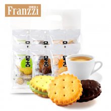 法丽兹 咸蛋黄麦芽饼干 超市零食点心大礼包102g*6