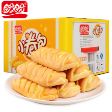 盼盼小卷包整箱2000g  早餐代餐手撕面包糕点办公室休闲零批发 盼盼小卷包香橙味2000g(整箱)