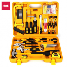 得力(deli)44件套多功能组合工具箱 家用/维修/五金工具套装 办公用品 3703
