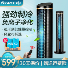 格力（GREE）家用客厅卧室节能遥智能控制冷小空调扇 办公移动省电加湿负离子净化单冷风扇水冷风机 KS-06S61Dg（下单送一年以换代修服务）