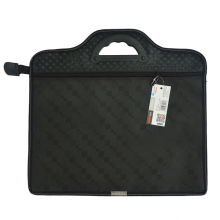 远生双层事务包 拉链袋 手提商务会议包 双层文件袋 休闲公文包 拉链袋公文包 底部加宽 公事手提包 T006（400*370*80mm)