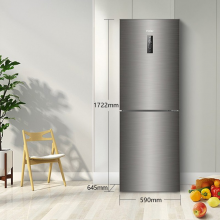 海尔（Haier）冰箱272升 双变频风冷无霜两门家用小型电冰箱 双门节能 BCD-272WDPD