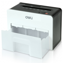 得力 9931 4级保密个人桌面碎纸机（单次4张 2.5L 持续3分钟 可碎卡）