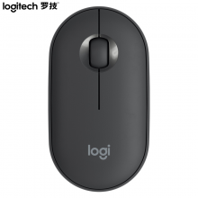 罗技（Logitech）Pebble鹅卵石 鼠标 无线蓝牙鼠标 办公鼠标 静音鼠标 女性鼠标 便携鼠标 对称鼠标 石墨黑