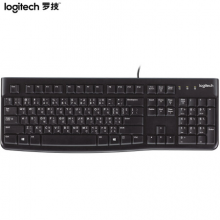 罗技（Logitech）K120 有线键盘 办公键盘