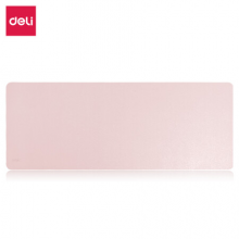 得力(deli) 皮质+软木材质双面防水鼠标垫  粉色83012